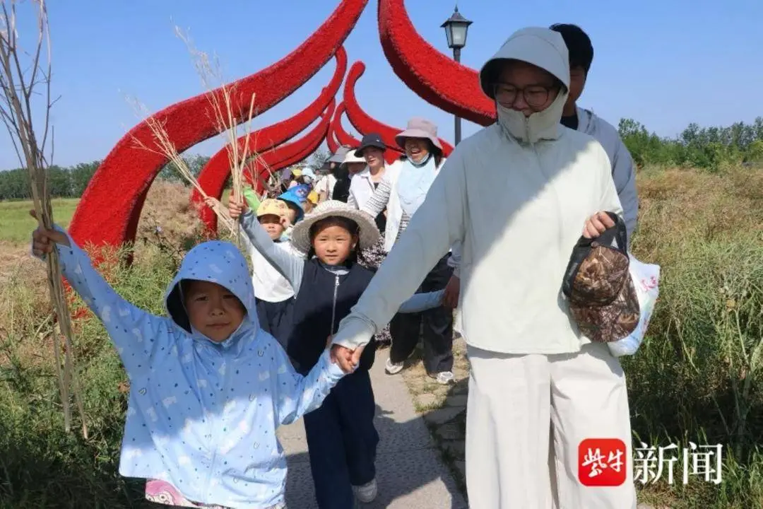 鹽城大縱湖旅遊度假區：走進湖塘花海 體驗農耕文化