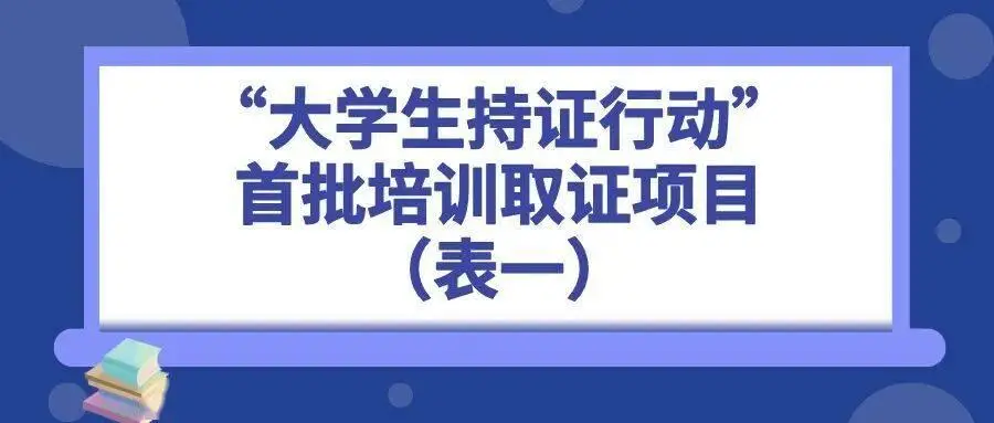 首批100個專案！北京啟動“大學生持證行動”