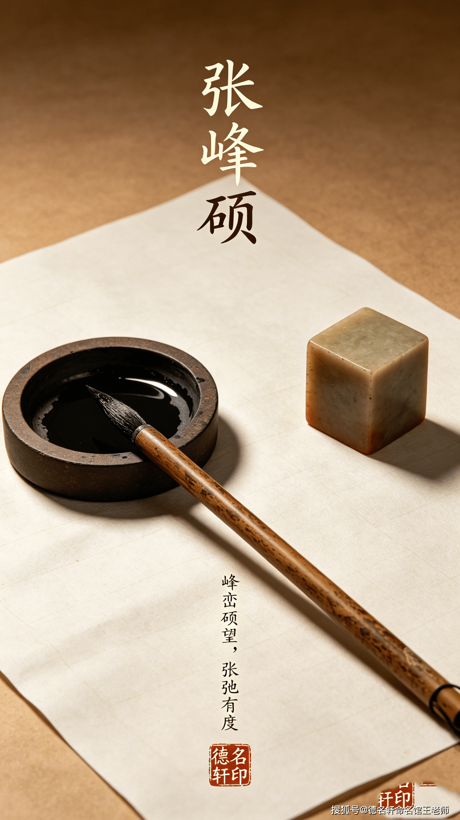 原創2026年 寶寶起名案例 張峰碩：峰巒碩望，張弛有度