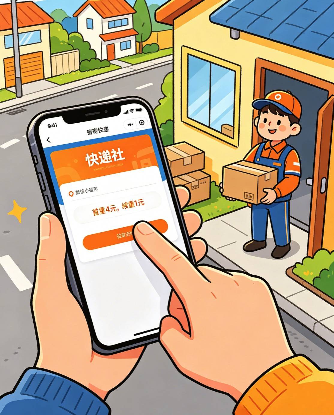 快遞社-低價快遞比價小程式，退貨寄件更省錢