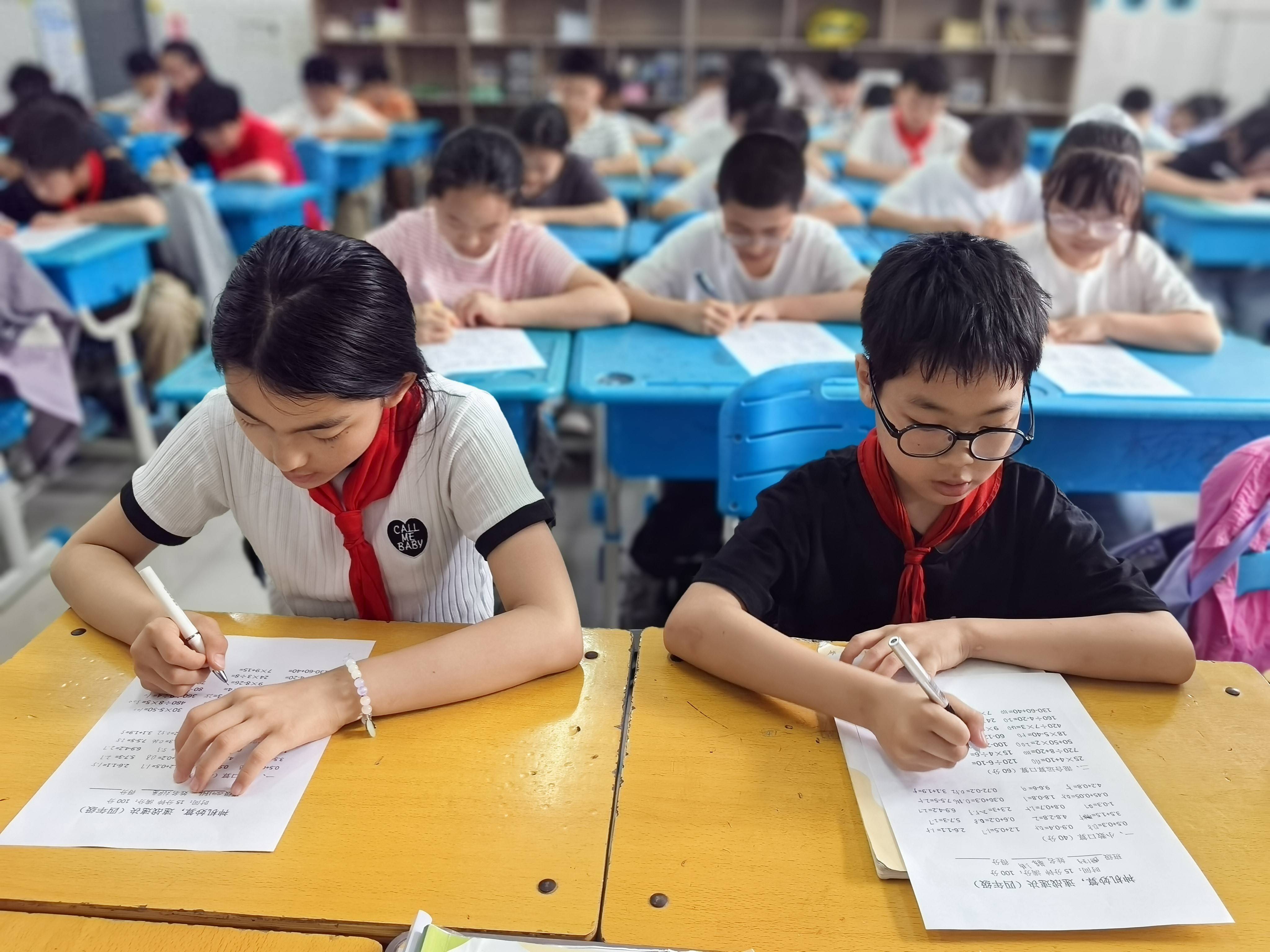 鄭州高新區蓮花街小學舉行口算比賽