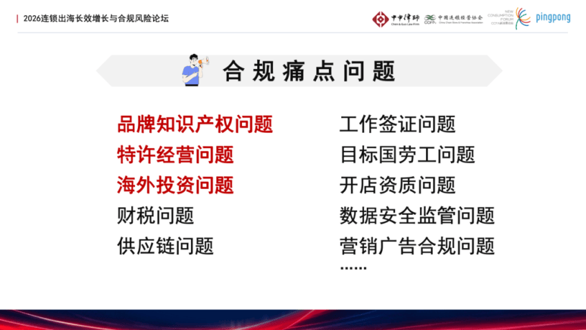 從本土到全球：連鎖品牌出海的合規與法律挑戰