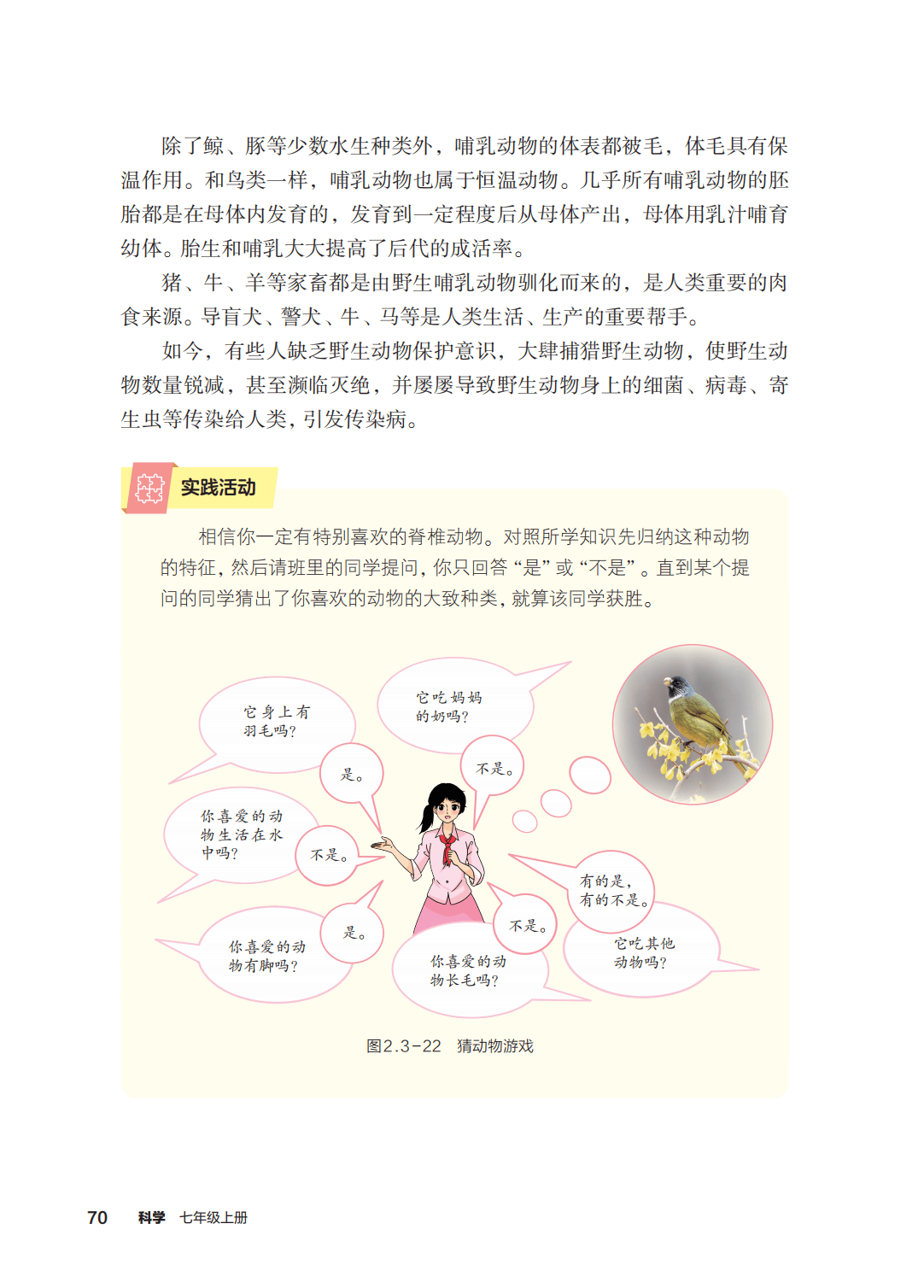 浙教版七年級科學上冊電子課本(2026年新教材)
