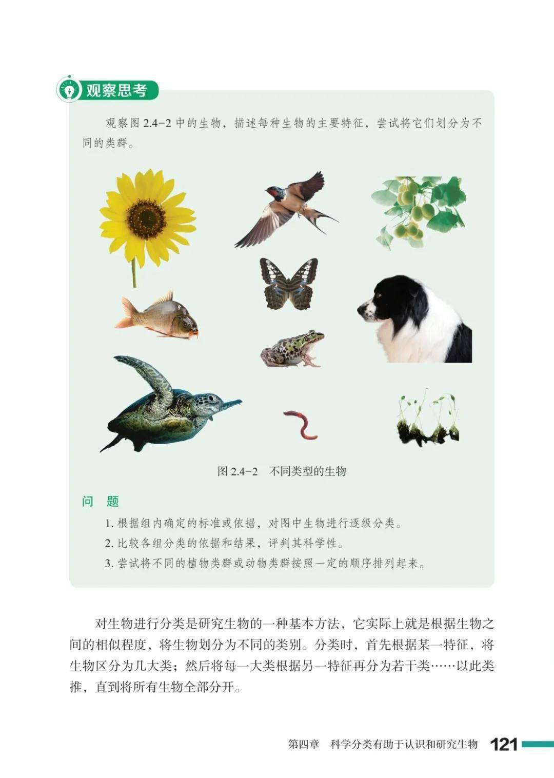 濟南版七年級生物上冊電子課本(2026新教材)