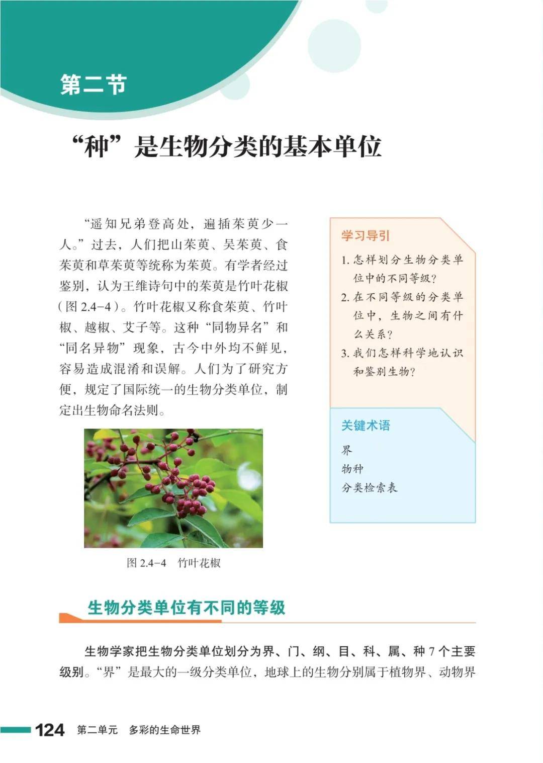 濟南版七年級生物上冊電子課本(2026新教材)