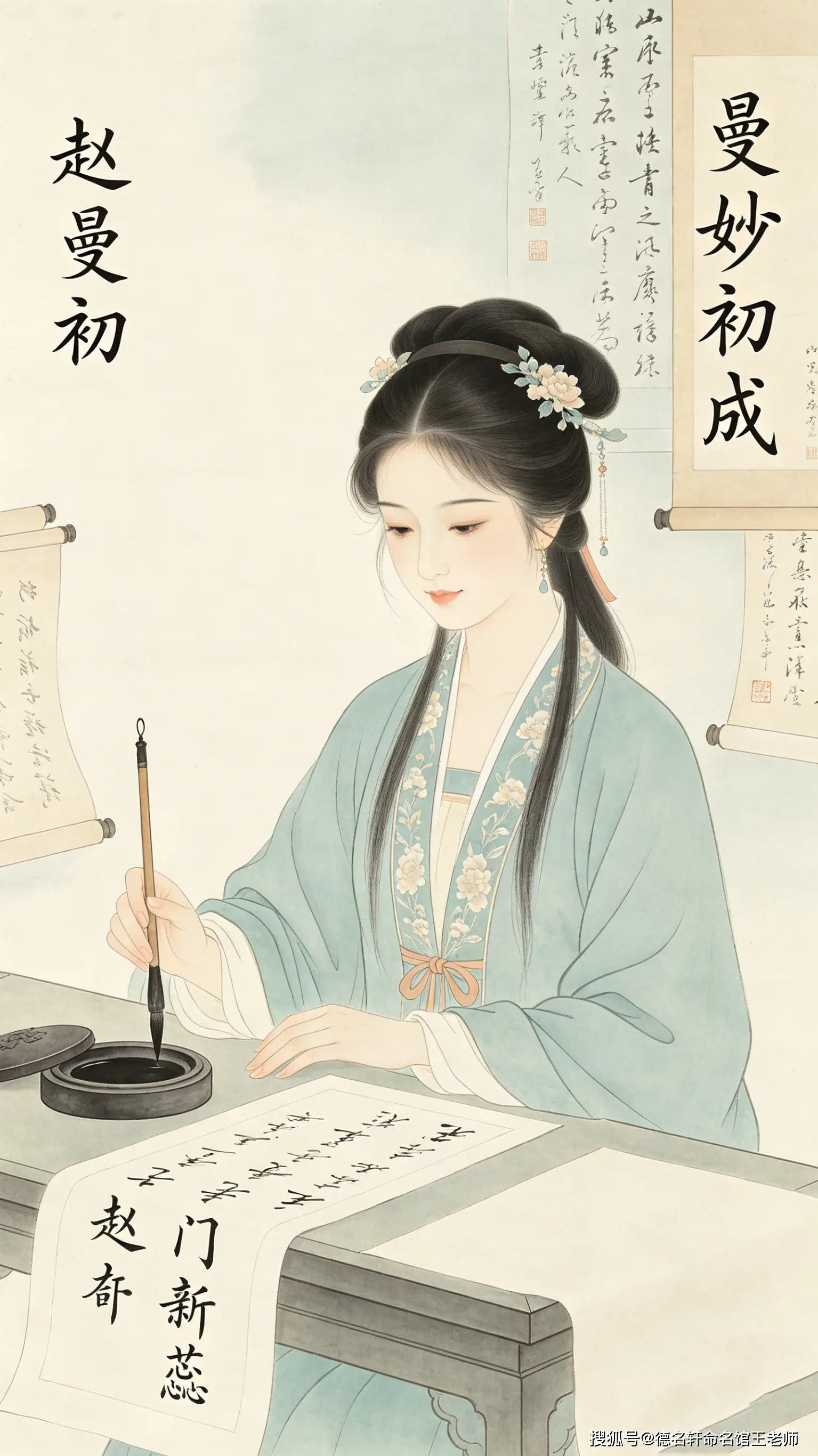 寶寶起名案例 起名字 趙曼初：曼妙初成，趙門新蕊