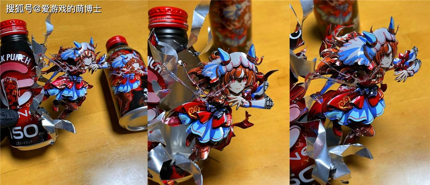 博主小學的時候用鐵絲打造了《龍珠》布羅利，網友：藝術品