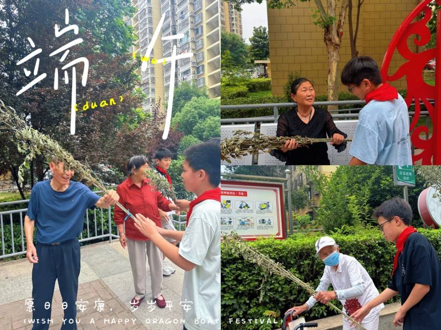 合肥市倫先小學：艾草寄安康 端午潤童心