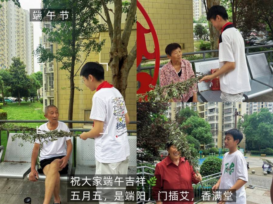 合肥市倫先小學：艾草寄安康 端午潤童心