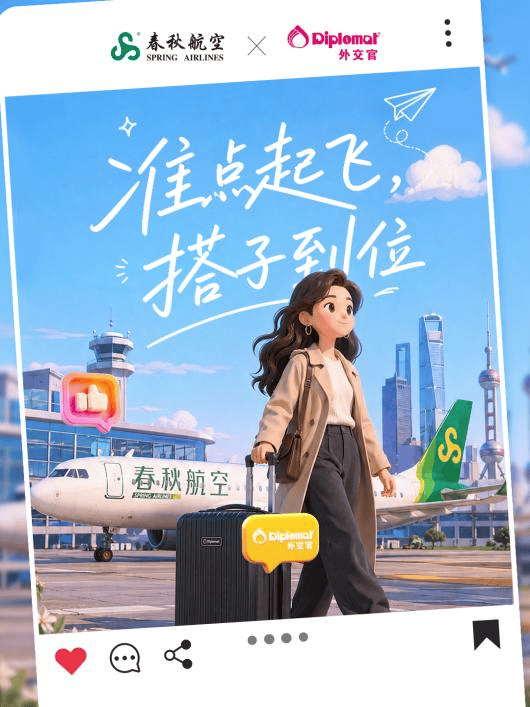 收藏飛行記憶，春秋航空啟動這項聯名計劃