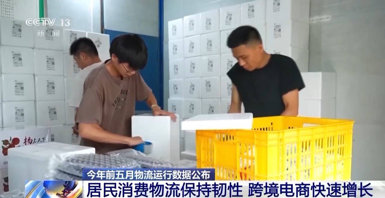 今年前五月我國物流需求平穩增長 社會物流總額超146萬億元