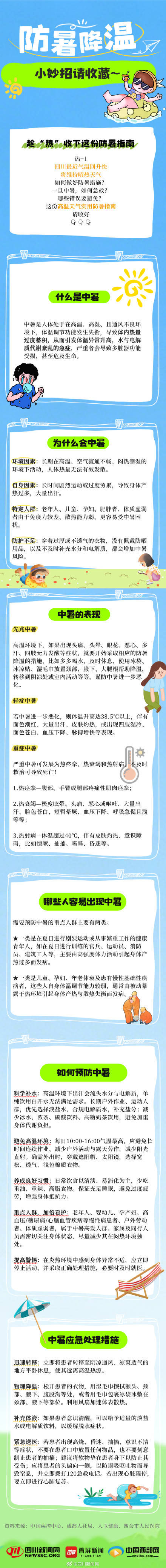 防暑降溫小妙招請收藏