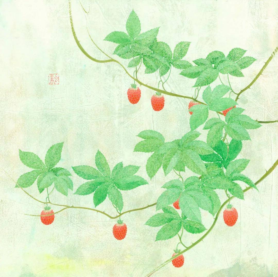 “東方本草, 華夏色彩 -丁融本草繪畫作品展”於浦東圖書館舉行