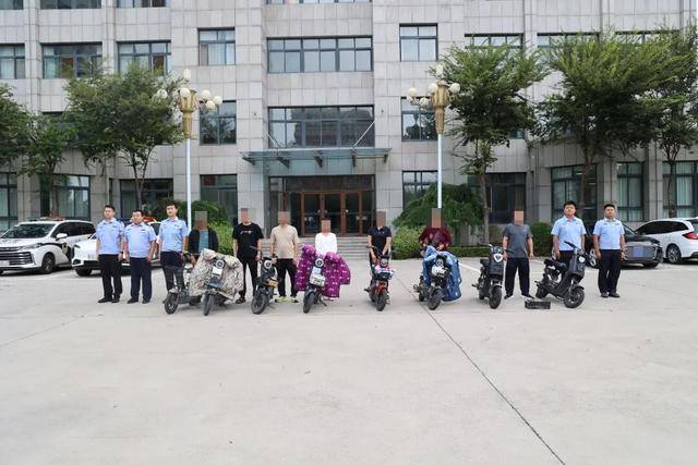 濰坊警方快速偵破電動車連環盜竊案，8輛車全部追回