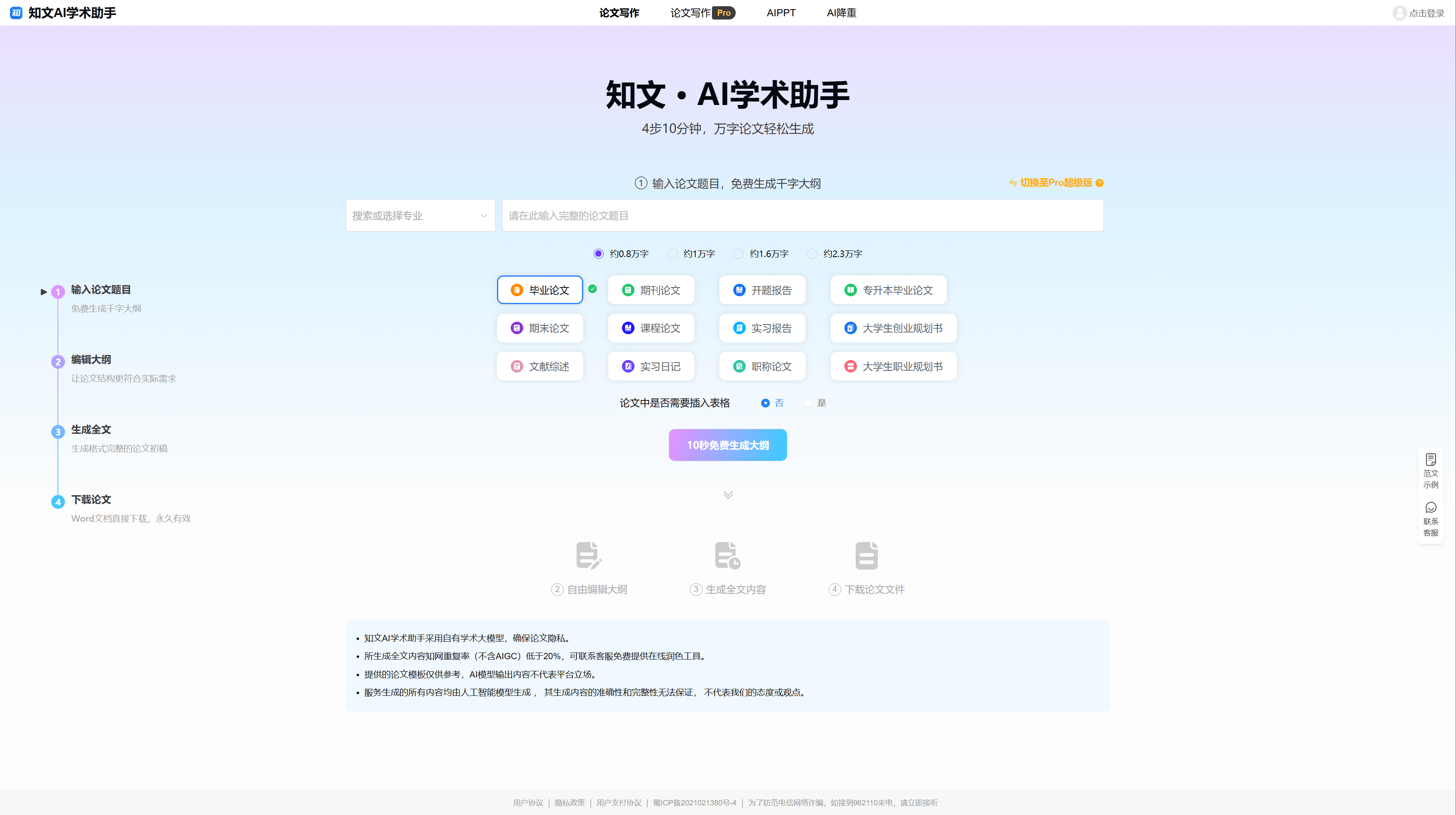 AI生成論文工具怎麼用？11款AI論文生成軟體測評，從論文選題到初稿哪款AI工具更省時間？